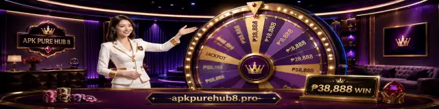 Measured live-table lighting marking the live casino entrance on the APKPURE homepage